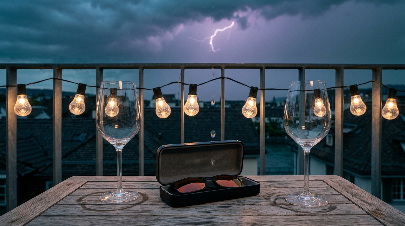 Sie hatte den ganzen Abend zu nah gesessen. Er hatte die Brille zu früh abgenommen.